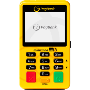 Minizinha Chip 3 PagBank com Wi-Fi e Chip, NFC e Pix
