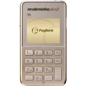 Moderninha Plus 2 PagBank com chip, NFC e Pix